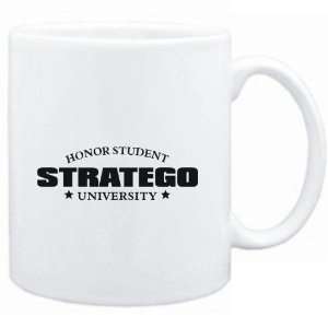  Mug White  Honor Student Stratego University  Sports 