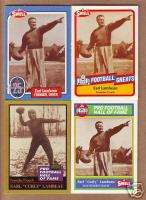 DIFF. Curly Lambeau cards   Green Bay Packers Notre Dame Fighting 