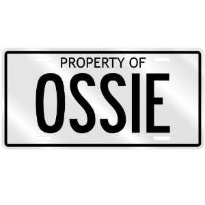  PROPERTY OF OSSIE LICENSE PLATE SING NAME: Home & Kitchen