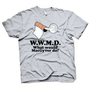  What would Macgyver do t shirt: Sports & Outdoors