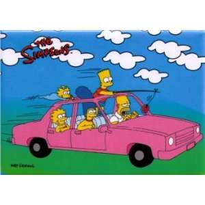    Simpsons Racing In Car For Donut Magnet SM115: Home & Kitchen