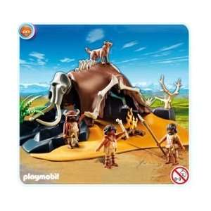   Mammoth Skeleton Tent With Hunters Stone Age Playmobil: Toys & Games