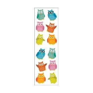   Grossmans Stickers Chubby Owls; 6 Items/Order: Arts, Crafts & Sewing