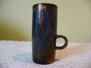 Caffe Dvita Blue and Brown Pottery Mug   Beautiful  