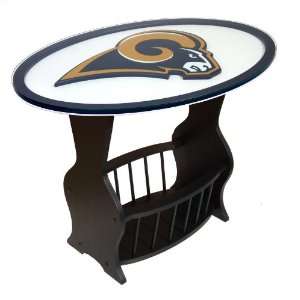  St. Louis Rams Logo End Table: Sports & Outdoors