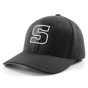  Slippery Rock University NCAA LTS Black/White Hat Sports 