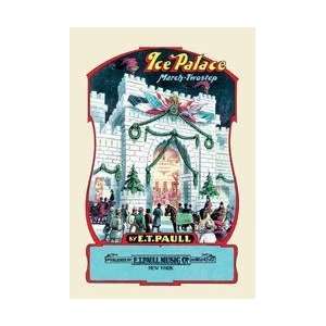  Ice Palace March and Two Step 28x42 Giclee on Canvas: Home 