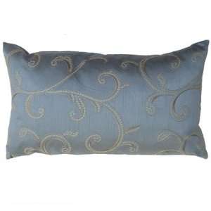  Stiletto Spiral Decorative Pillow in Aquamarine