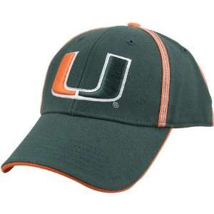 Miami Hurricanes Green Clutch College Gameday Hat:  Sports 