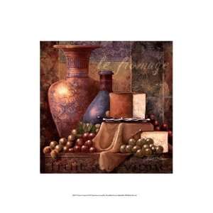   & Grapes I Poster by Janet Stever (13.00 x 19.00): Home & Kitchen