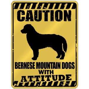   Bernese Mountain Dogs With Attitude  Parking Sign Dog: Home & Kitchen