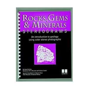  Book, Stereogram Book of Rocks, Minerals & Gems (Techter 