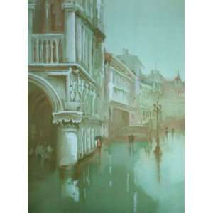    Venise sous la pluie by Marcel Peltier, 22x30