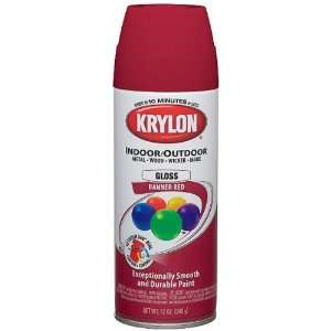  Krylon 2108 Banner red spray paint 12oz: Home Improvement