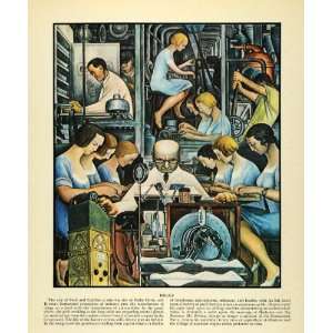  Davis Pfizer Drugs Detroit Art   Original Color Print: Home & Kitchen