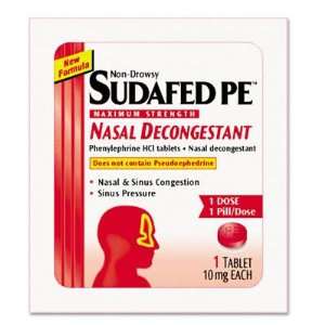  Sudafed PE Nasal Decongestant Refill, 60 Packs per Box 