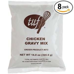Total Ultimate Foods Chicken Gravy Mix, 14 Ounce Units (Pack of 8 