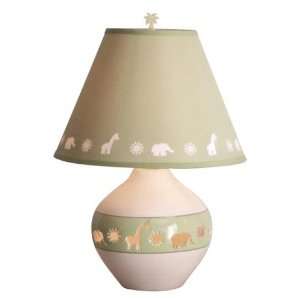  Peekaboo Safari Table Lamp with Sage Green LP55698