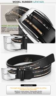 Srb Mans Leather Belt Gift Package 28~38inch (LP7427)  
