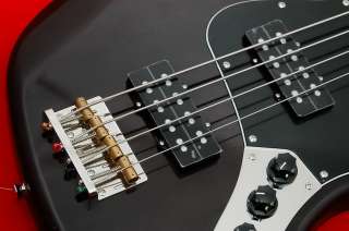   Fender ® Modern Player Jazz Bass, J Bass, Black Transparent  