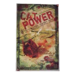  Cat Power Poster Live At The Fillmore 