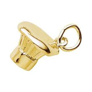  Rembrandt Charms Chefs Hat Charm, 10K Yellow Gold 
