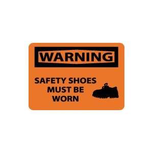  OSHA WARNING Safety Shoes Must Be Worn Safety Sign: Home 