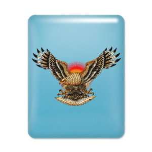  iPad Case Light Blue Tattoo Eagle Freedom On Sunset 