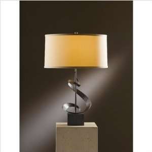  Gallery One Light Spiral Table Lamp Finish Bronze