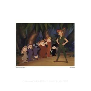  Peter Pan and the Lost Boys   Poster by Walt Disney (14x11 