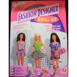   Barbie Fashion Designer Refill Kit   Software for Girls: Toys & Games