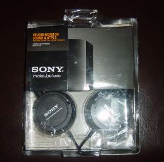 Sony MDR ZX100/MDRZX100 Studio Monitor Stereo Headphones Black  