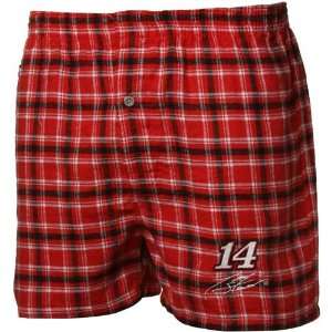   Red Black Plaid Match Up Boxer Shorts (Small)