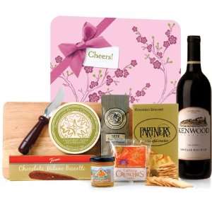    Gourmet Wine & Cheese Board Gift Set Grocery & Gourmet Food
