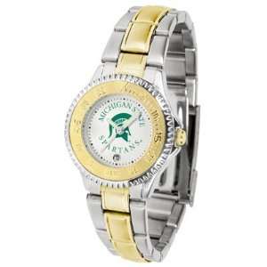   Spartans MSU NCAA Womens Competitor Two Tone Watch