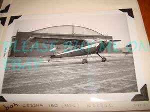 1950s 60s Vintage Plane PhotoQ609 CESSNA 180  