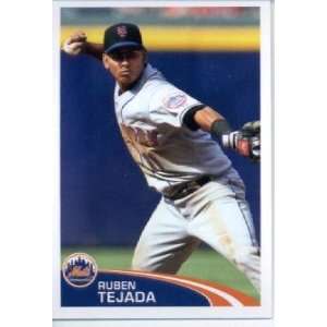   MLB Sticker #180 Ruben Tejada New York Mets: Sports Collectibles