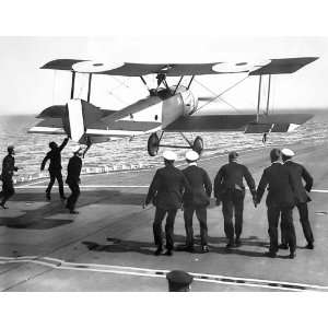  Fatal Landing of a Sopwith Pup on a Moving Ship 8 1/2 X 11 
