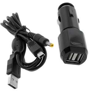   Port USB Car Charger Vehicle Power Adapter for Sony PlayStation