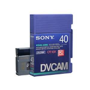  PDVM 40ME 32 Minute DVCAM Mini Videocassette Camera 