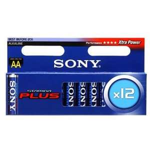 Sony AM3M12A Stamina Plus Alkaline batteries   Size AA 