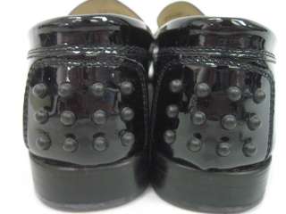FIERAMOSCA & CO Black Patent Leather Loafers Shoes 7M  