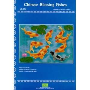   Chinese Blessing Fishes   Cross Stitch Pattern: Arts, Crafts & Sewing