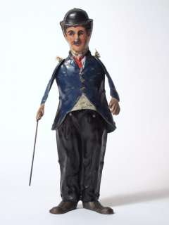 early 1900s Germany Charlie Chaplin Tin Litho Wind Up Toy  