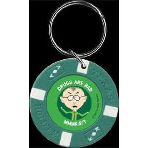    South Park Drugs Are Bad Chip Keychain FK2003 Toys & Games