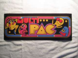 Multipac Multi Pac Non Jamma Arcade Pcb Marquee Header  