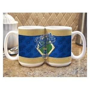  Kansas City Royals Coffee Mug   Felt Style Sports 