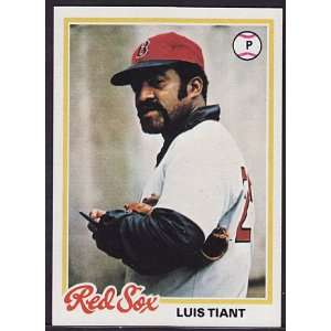  1978 Topps #345 Luis Tiant