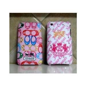  Iphone 4g Case Pink Choose Juicy Swarovski Crystal Bling 
