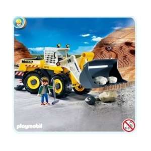   Playmobil Heavy Duty Front Loader Construction Vehicle: Toys & Games